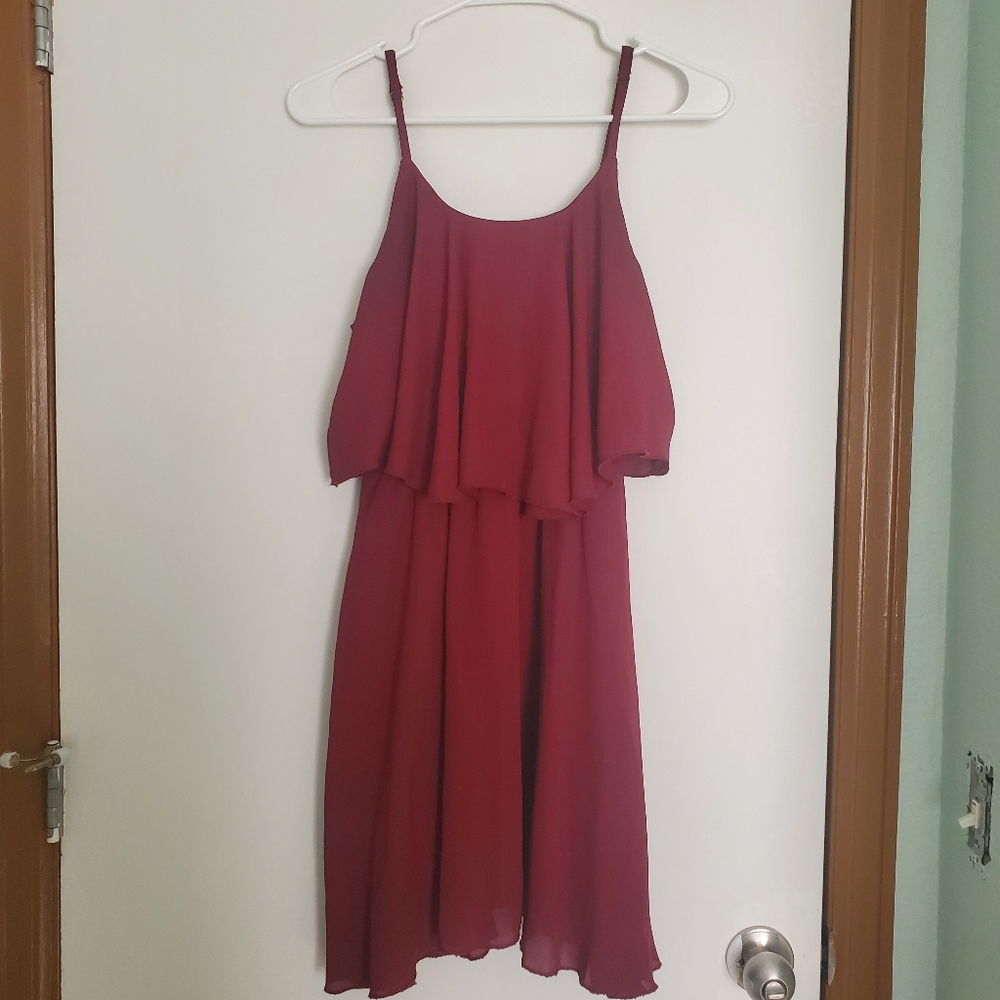 Maroon dress